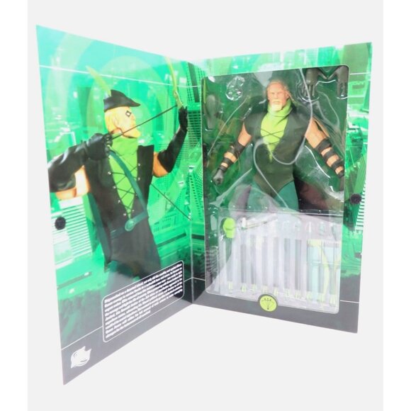 GREEN ARROW 13" Deluxe Collector Action Figure 2008 1:6 By DC Direct NIB - Picture 1 of 10